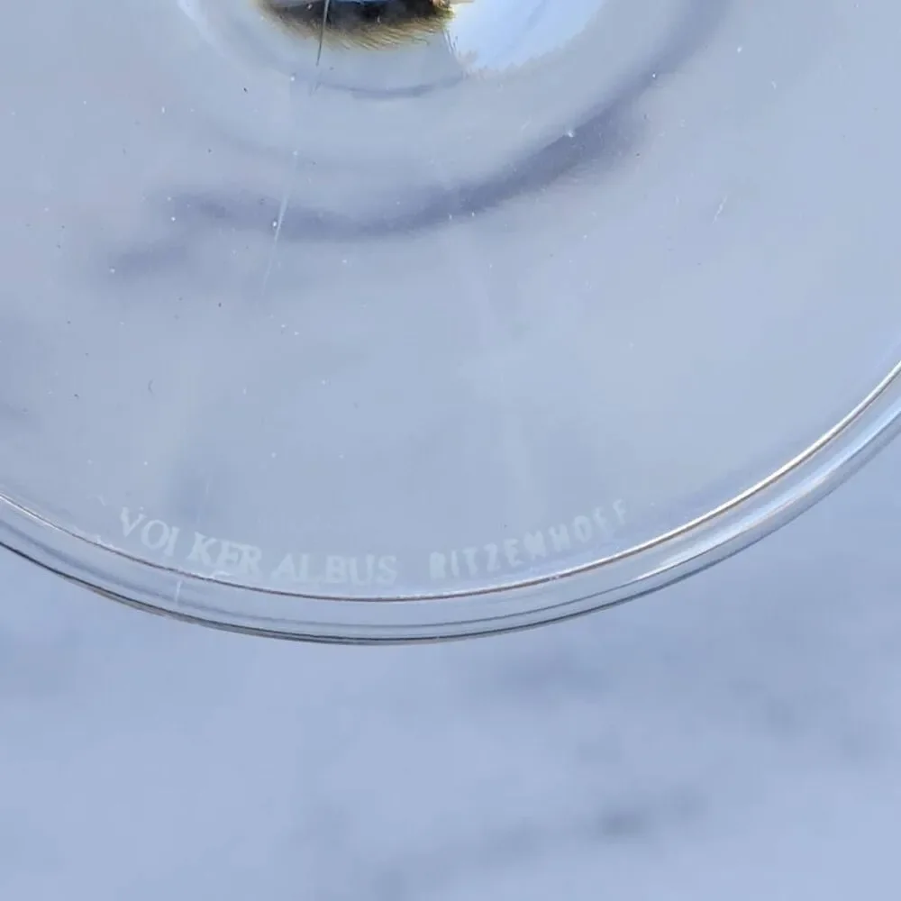 Foreign wine glass Voi Ker Albus Ritzenhoff clear doctor pharmacy